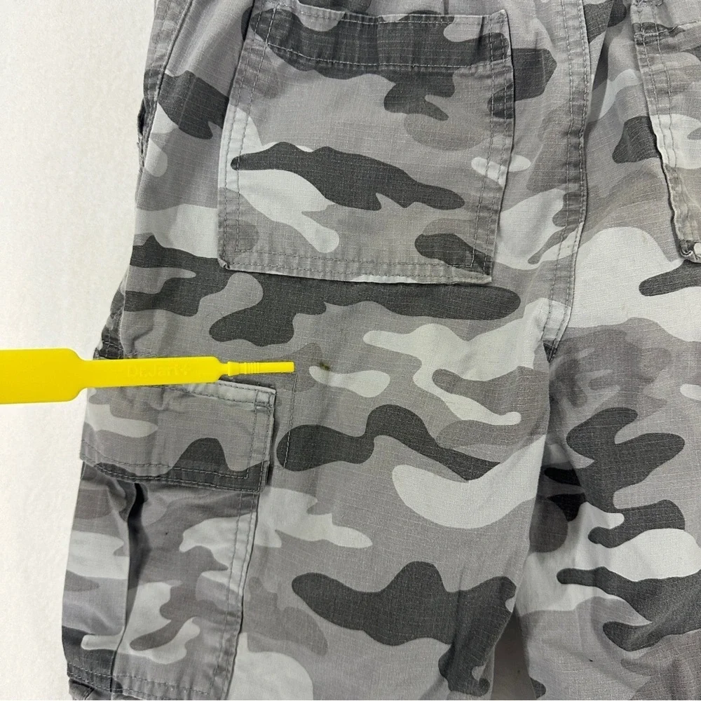 The Childrens Place Cargo Pants Youth Boys Size‎ 10 Camo Grey